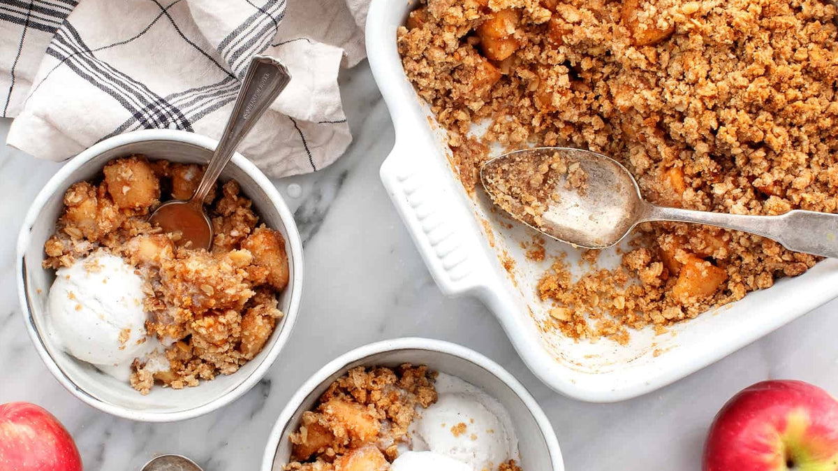 Cardamom Apple Crisp