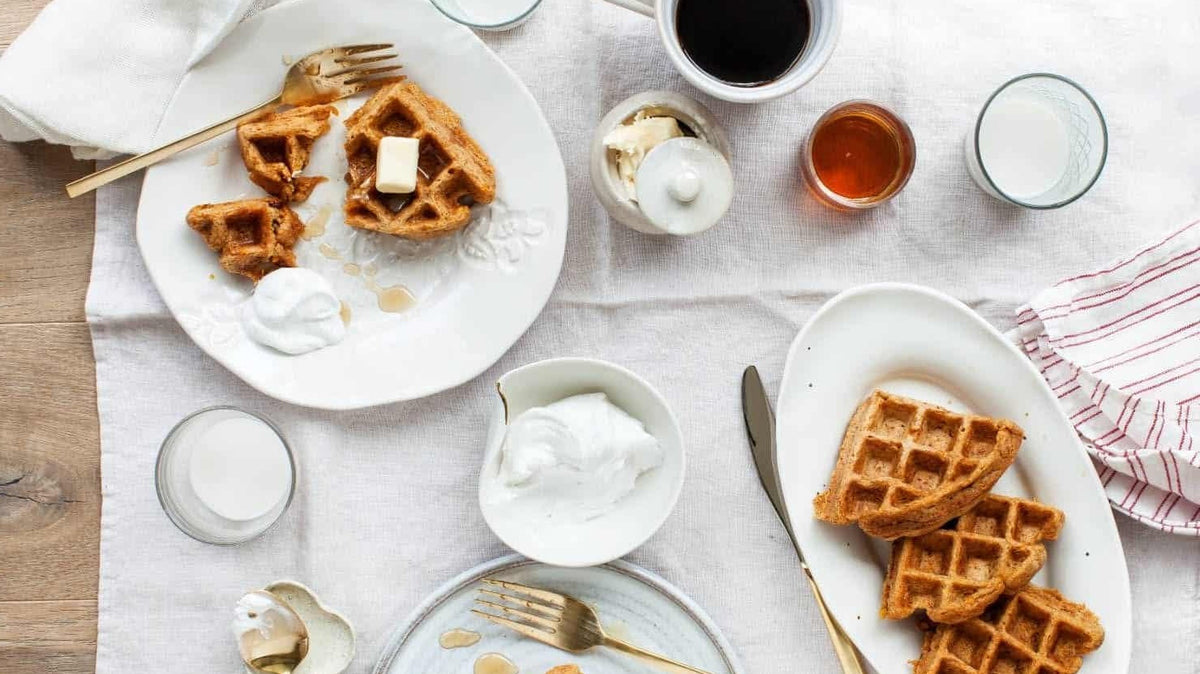 Vegan Carrot Waffles