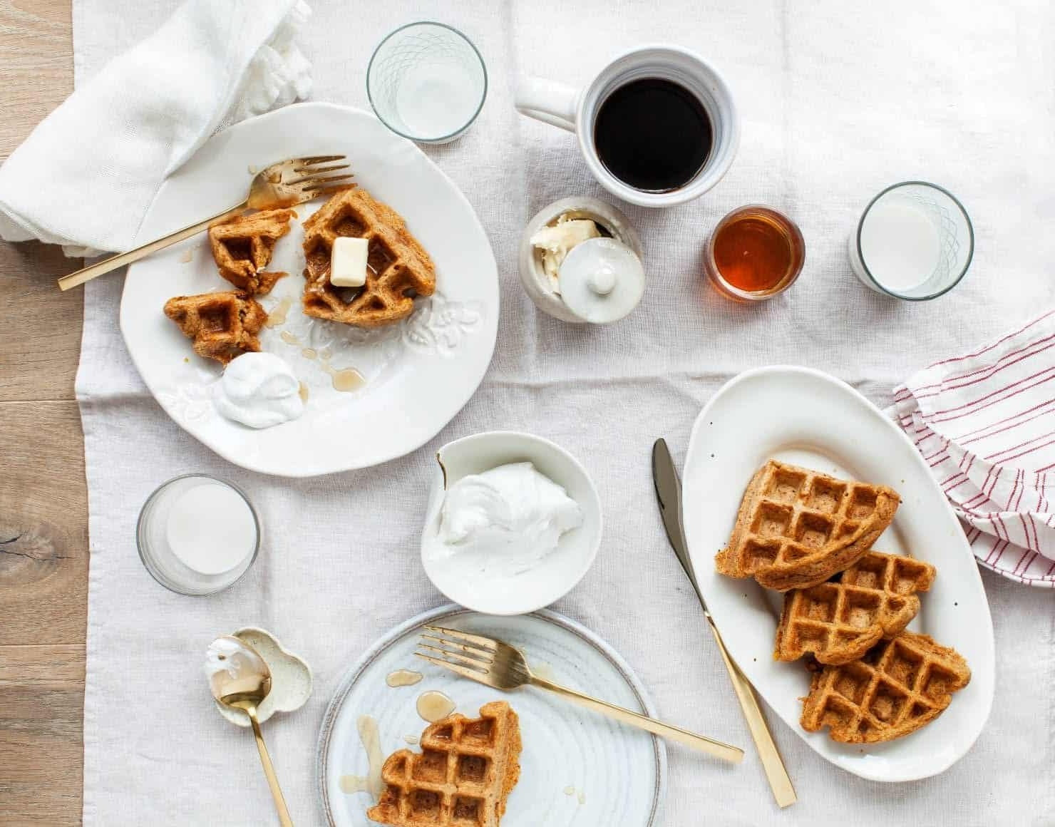Vegan Carrot Waffles